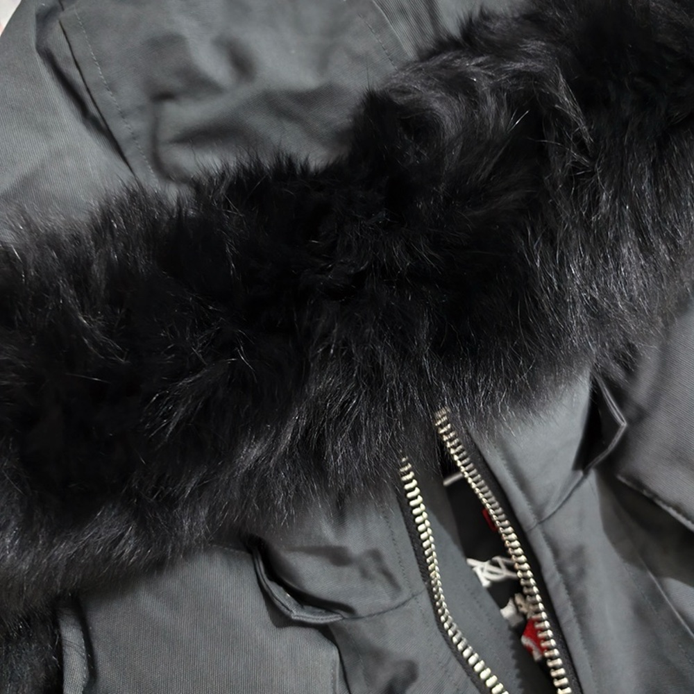 Moncler Black Hooded Down Jacket - Picture 8 of 14
